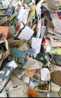 کتاب و کاغذ باطله با ترازو دقیق