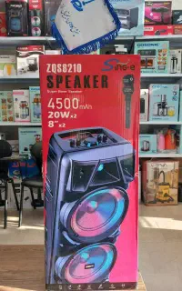 اسپیکر بلوتوثی ZQS8210 با میکروفون بی سیم و ریموت