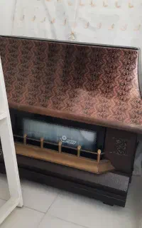 بخاری طرح شومینه سایز بزرگ