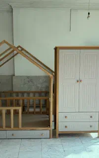 سرویس کودک ترکیب چوب و ام دی اف