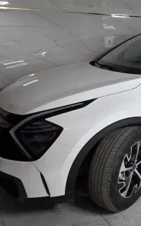 کیا اسپورتیج 2025 توربو سفید ارس پلاک