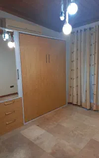 تختخواب کمجا چوب دونفره (تاشو)