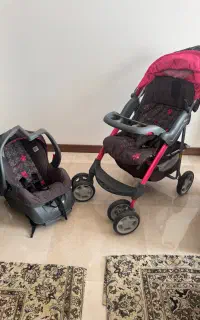 کالسکه تا شو و کریر ایون فلو evenflo آمریکایی