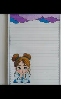 نقاشی دفتر مشق