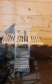 پایه گل چوبی