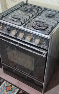 اجاق گاز چهار شعله ، فرگاز سالم ،