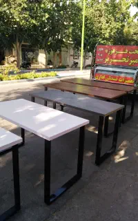 میز تحریر مطالعه فلزی کارمندی