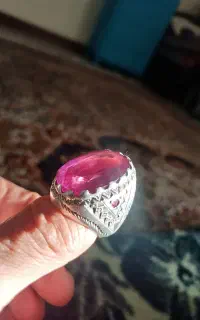 فروش ساعت ۲زمانه وانگشتر یاقوت وغیره