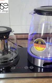 چای ساز سرهمی روهمی وکنارهمی و پیرکس لمسی