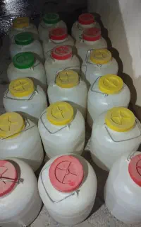 دبه ۲۰ لیتری دو خط دسته سیمی