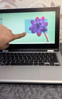 لپتاپ dell تاشو و لمسی بسیار تمیز و نو