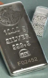 ساچمه شمش نقره ندیر