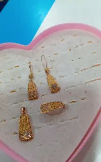 نیم ست،گوشواره،دستبند