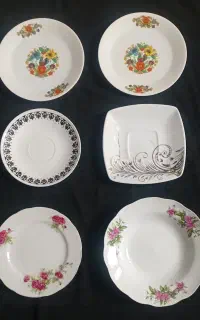 فانتاسی آبرنگ قدیمی ابی قلم روسی قدیمی
