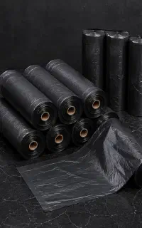 زباله مشکی و رولی