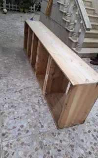 فروش دو عدد قفسه چوبی (چوب نراد)