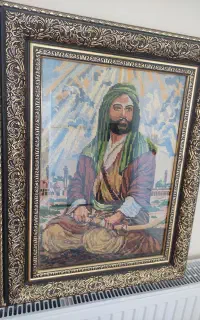 تابلوی گوپلن دوزی تمثال حضرت علی (ع)
