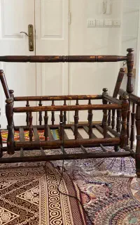 گهواره تمام چوب