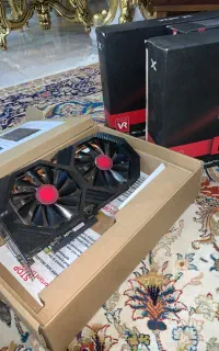 کارت گرافیکrx580  8gig