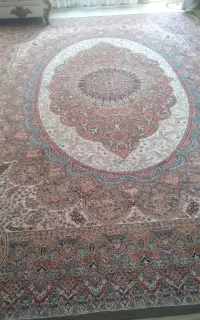 یک جفت پشتی ویک جفت قالی درحدنو