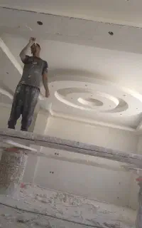 کچ کاری زیر کار و سفید کاری