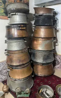 خرید و فروش دیگ مسی قابلمه پاتیل روحی وبرنجی و غیر