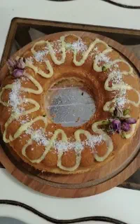 کیک هل و گلاب