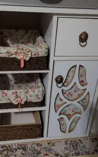 یک عدد جا پیازی (جادار) و یک عدد میز اتو