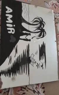 طراحی روی آینه با اسم های مختلف