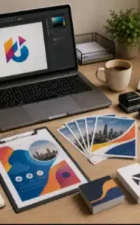 طراحی پوستر بنر لوگو کارت ویزیت و هوش مصنوعی