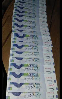 اسکناس ۲۰۰۰تومانی تا نشده سریال پشت سر هم