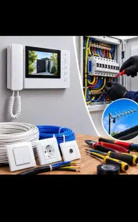 برقکاری تعمیر نصب انواع آیفون تصویری برقکش ساختمان