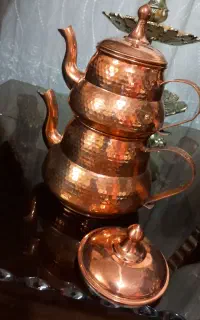 کتری و قوری مسی کاملا نو