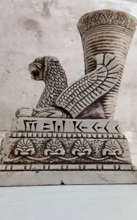 مجسمه ، جاشمعی، دکوری شیر مصری