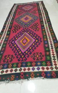 گلیم سنتی دست بافت بزرگ