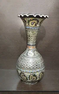 گلدان همدانی قدیمی بزرگ (دکوری و کنار میز)