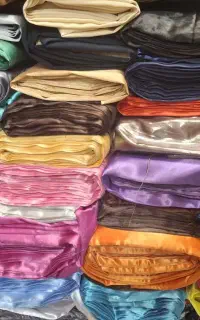 پارچه ساتن استری ساده