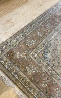 فرش ماشینی قیطران ۱۲۰۰شانه کاشان