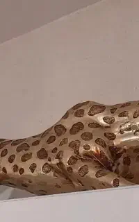 مجسمه پلنگ پلی استر