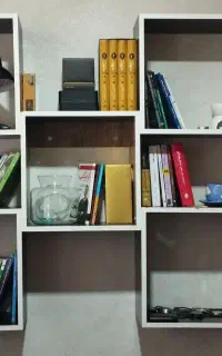 قفسه و کتابخانه ی دیواری MDF