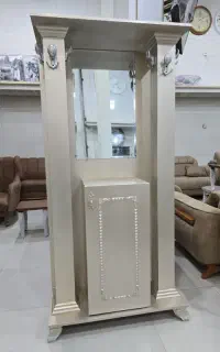 جاکفشی پادری وکمد لباسی تمام ام دی اف رنگ ماشین بژ