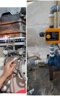 تعمیرات تخصصی آبگرمکن و پمپ آب در منزل