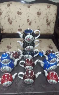 قوری قدیمی بند زده مارک گردنر روسی