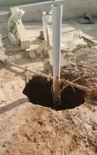 حفاری چاه فاضلاب وعمیق ونیم عمیق.