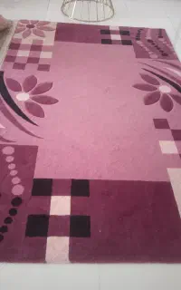 قالی دخترانه یاسی و بنفش