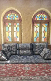 شاه نشین ۷تکه دور مخمل