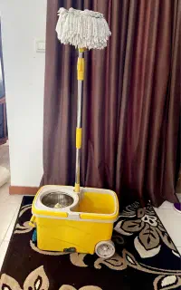 طی چرخشی سطل و زمین شوی تی مخزن دار