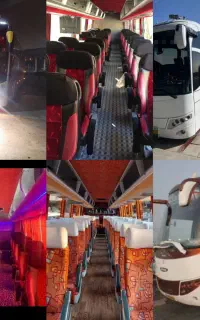 vip25 نفره اتوبوس دربستی شرکت مسافربری ایرانیان