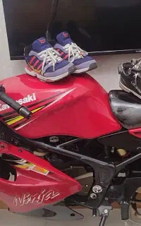 موتور Zx 2009برگه سبز 90 پلاک قدیم برجسته