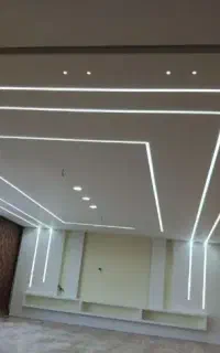 برق ساختمان برقکار لاین نوری هالوژن اتصالی کولرآبی